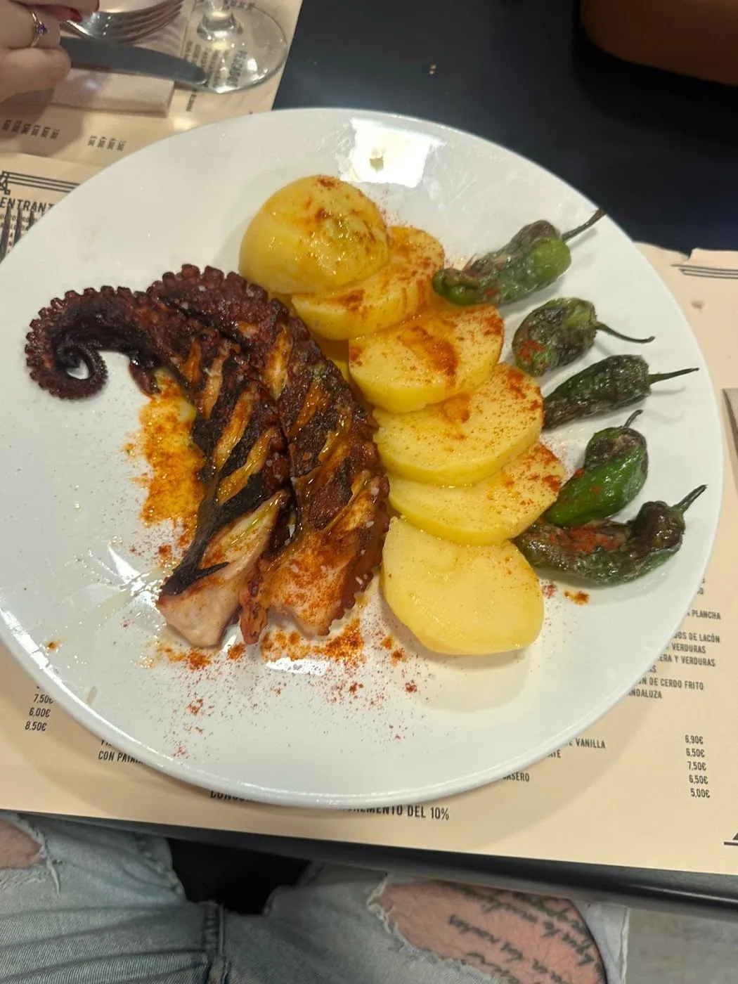 Pulpo a la parrilla